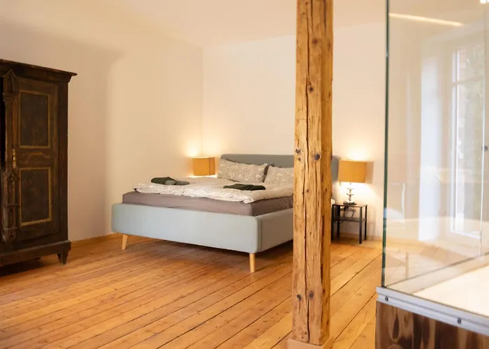 Loft Mit Grosser Badewanne B Appartamento Mugeln